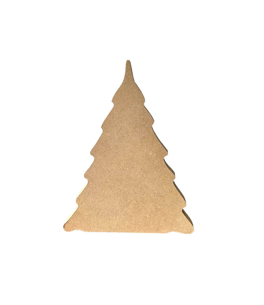 Primitive/Rustic Wood Christmas Tree - Wavy: DIY / Short