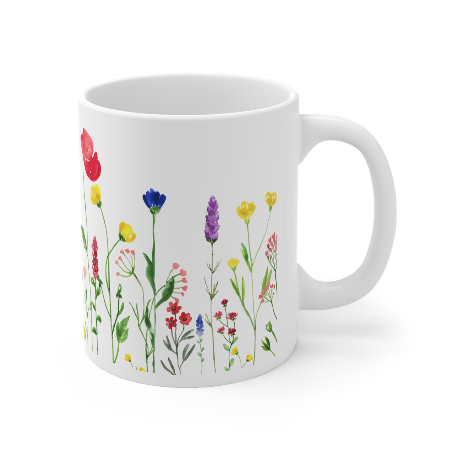 Flowers Ceramic Mug 11oz