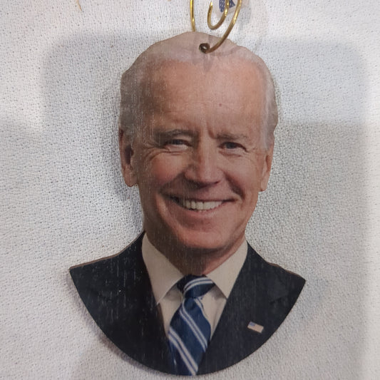 Birch Wood Joe Biden Ornament