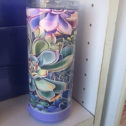 17 Oz Speaker Tumbler succulent