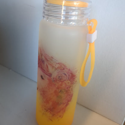 17oz Double Walled Glass Tumbler Unicorn