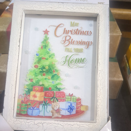 5x7 Christmas blessings fill your homewindow