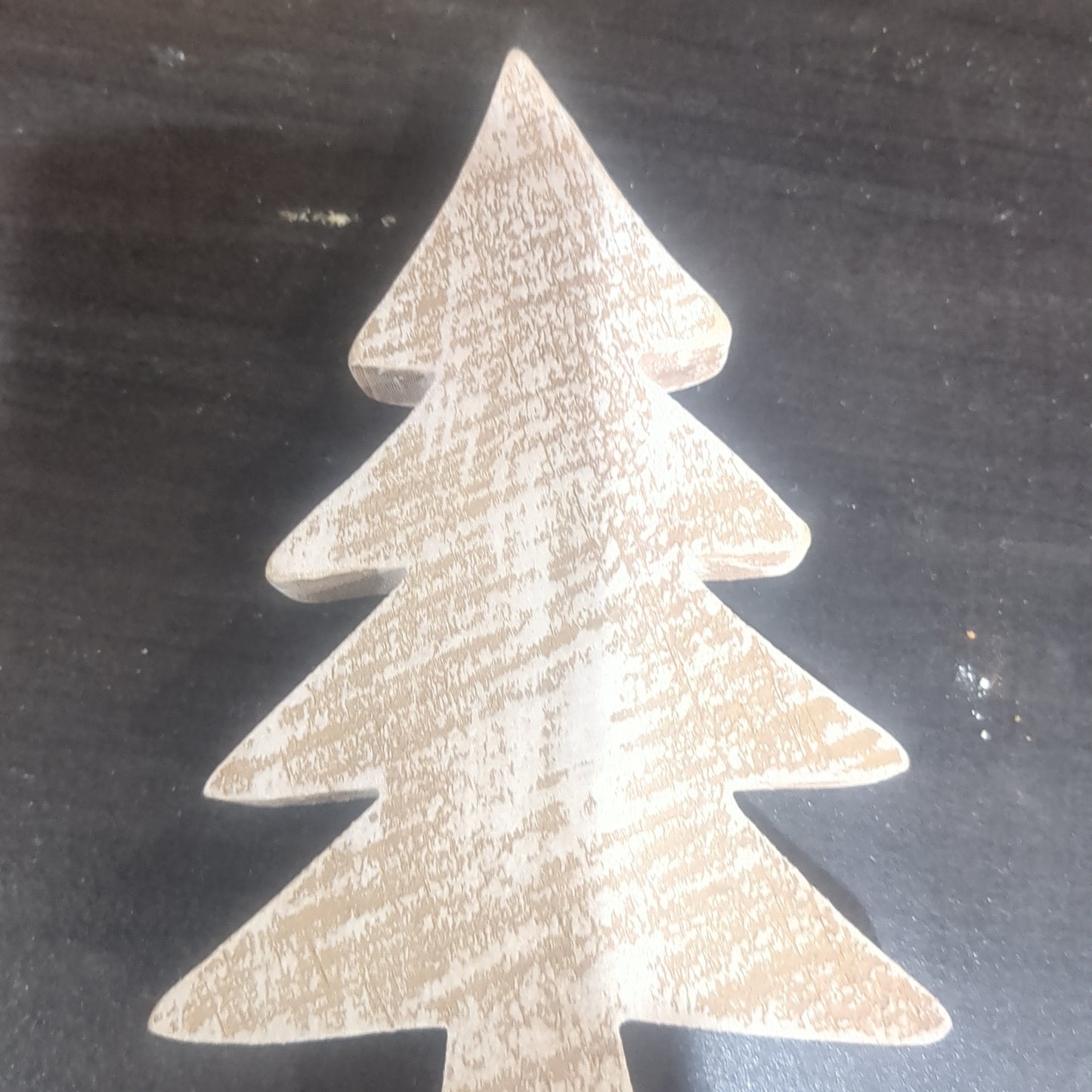 Distressed Wooden Tree 8 Inches