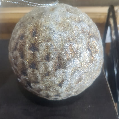 6" Texture Ball Ornament