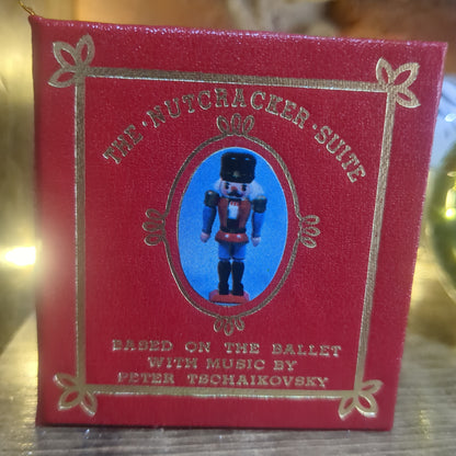 Antique mini book ornament Nutcracker Suite