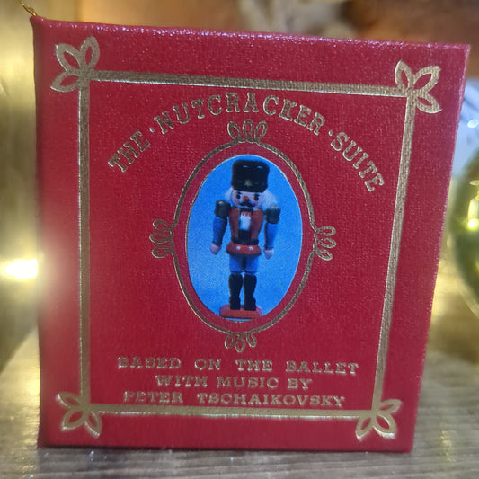 Antique mini book ornament Nutcracker Suite