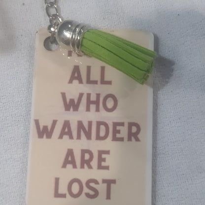 Keychain Not All Who Wander Are Lost