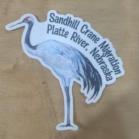 Sandhill Crane migration sticker