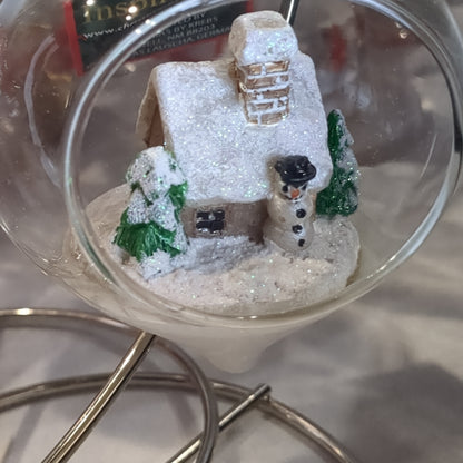 Ornament Winter House Terrarium