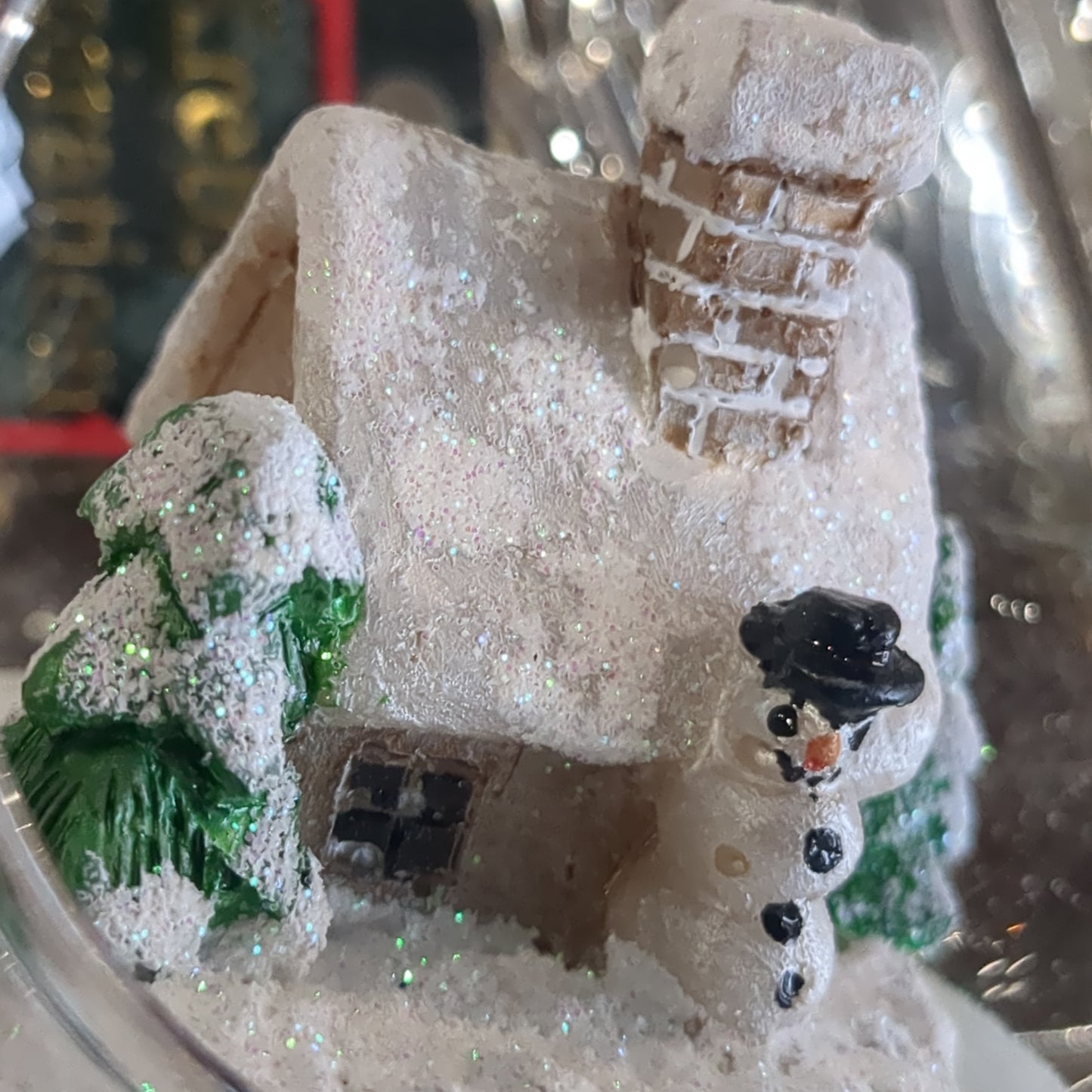 Ornament Winter House Terrarium