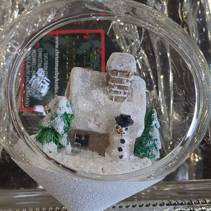 Ornament Winter House Terrarium