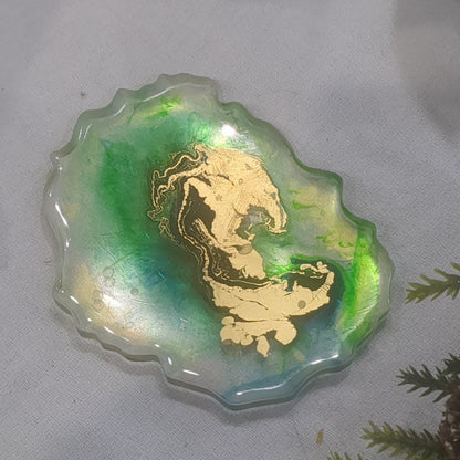 Coaster set agate.