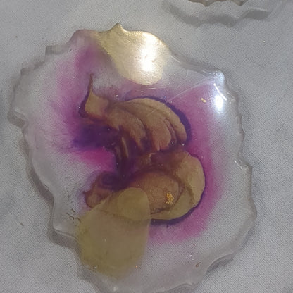 Coaster set agate.