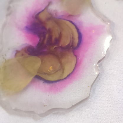 Coaster set agate.