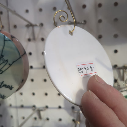 Wedding Ceramic Ornament Undated