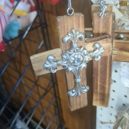 Wooden Cross Ornament