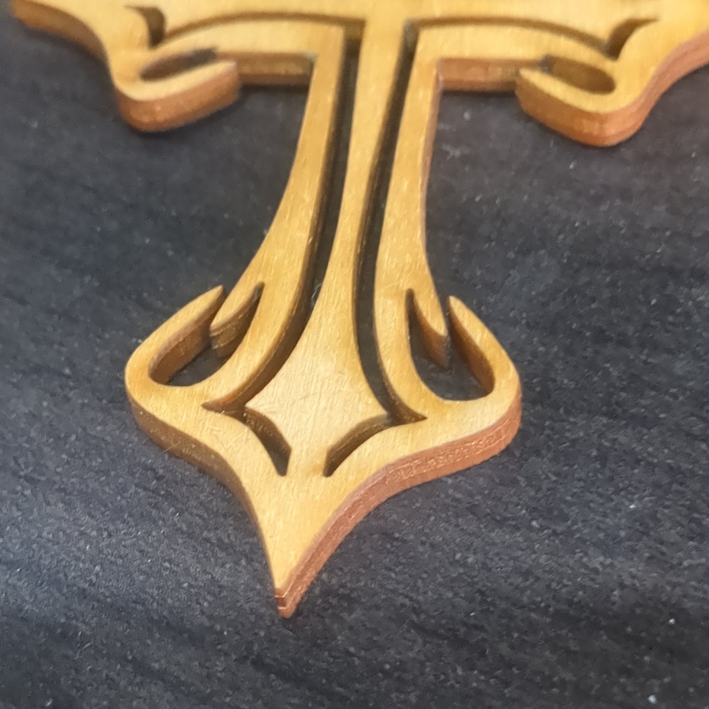 Wooden Cross Ornament