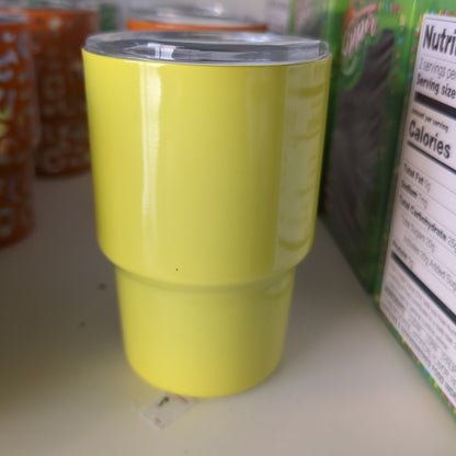 Shot glass / mini Tumbler yellow we can customize