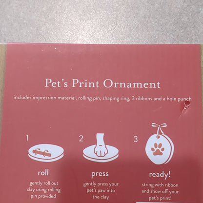 Pets print ornament making kit perfect for kids and pets