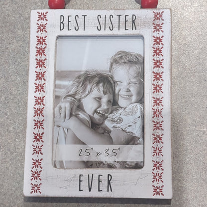 Best sister ever photo frame