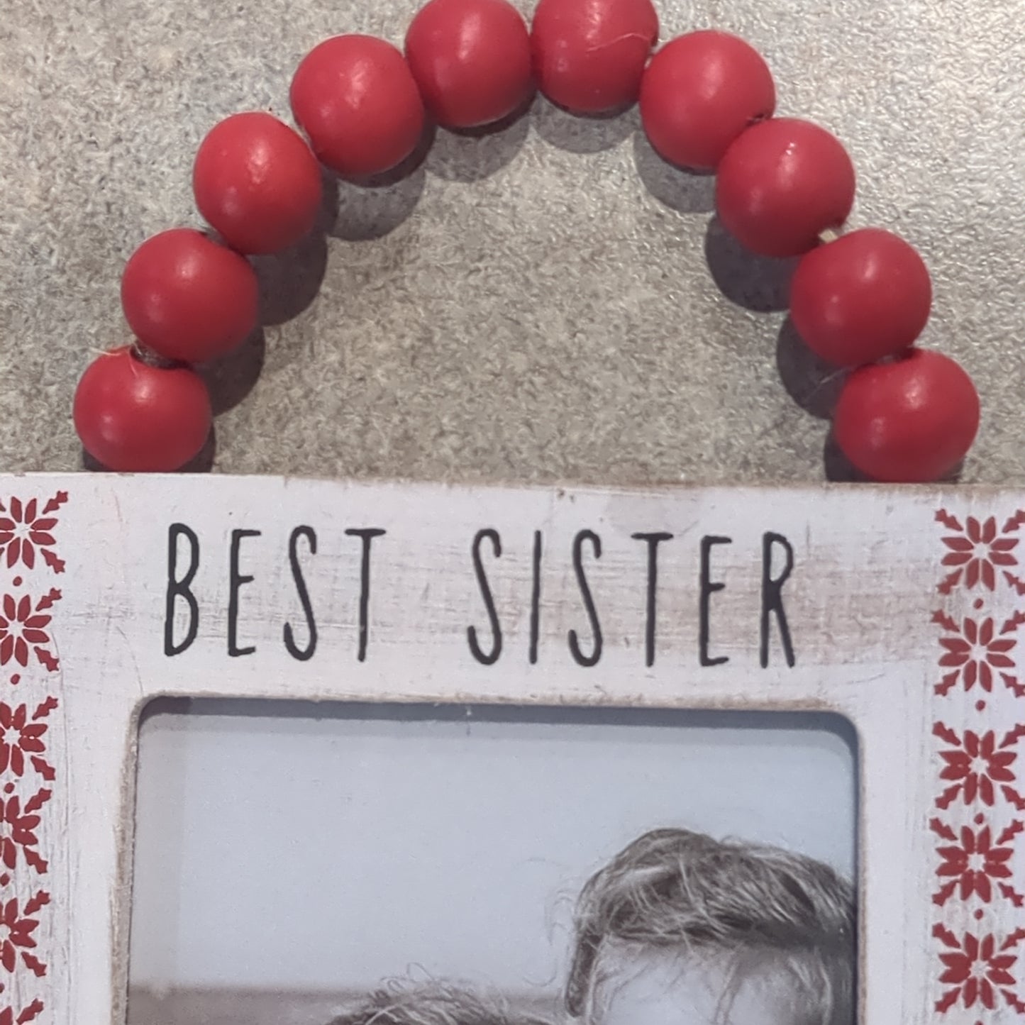 Best sister ever photo frame