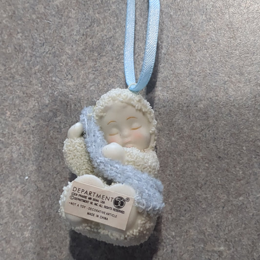 Department 56 snowbabies baby boy