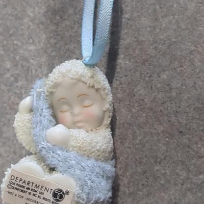 Department 56 snowbabies baby boy