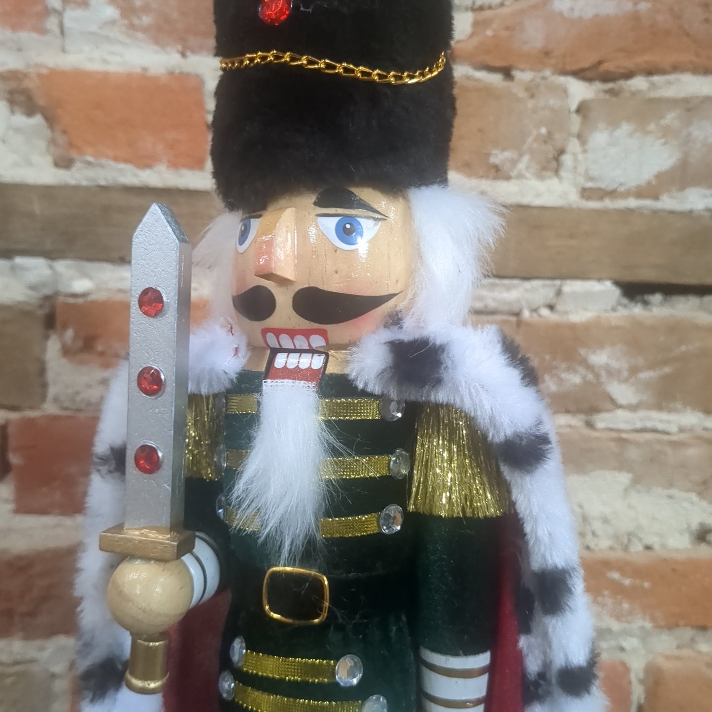 Nutcracker soldier red, green, black