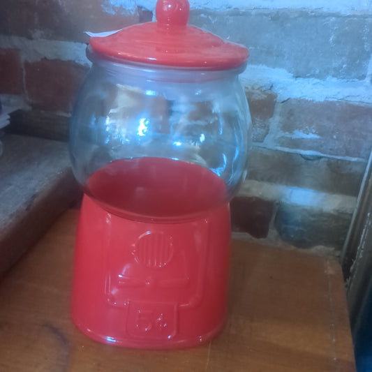 Candy jar shaped like a gumball machine