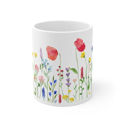 Flowers Ceramic Mug 11oz