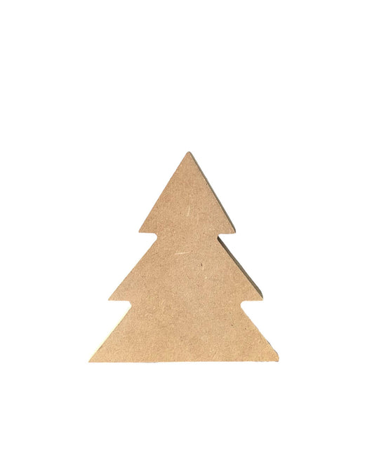 Primitive/Rustic Wood Christmas Tree - Triangular: UNFINISHED / Short