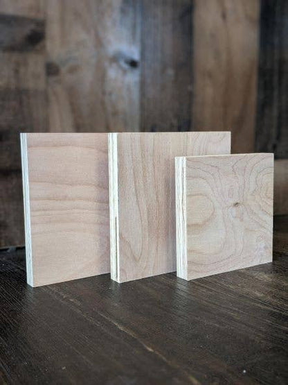 Wood Sign Blanks: 5"x5"