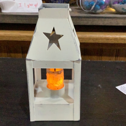 Farmhouse Colors Mini Star Lantern white