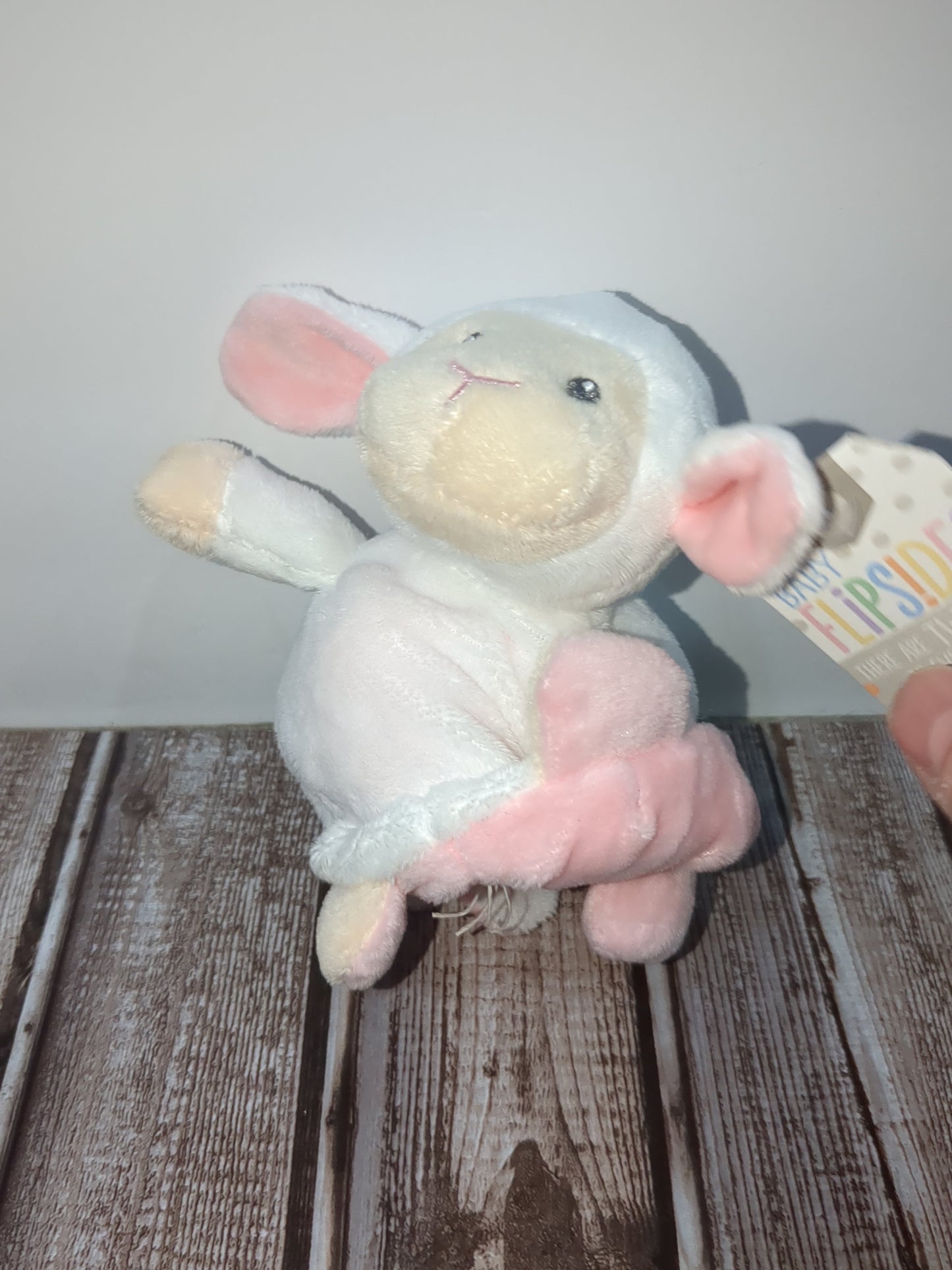 Bb1 Flipsides plushy. Bunny and sheep