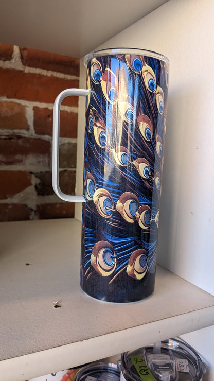 20 oz Stainless Steel Insulated tumbler Peacock