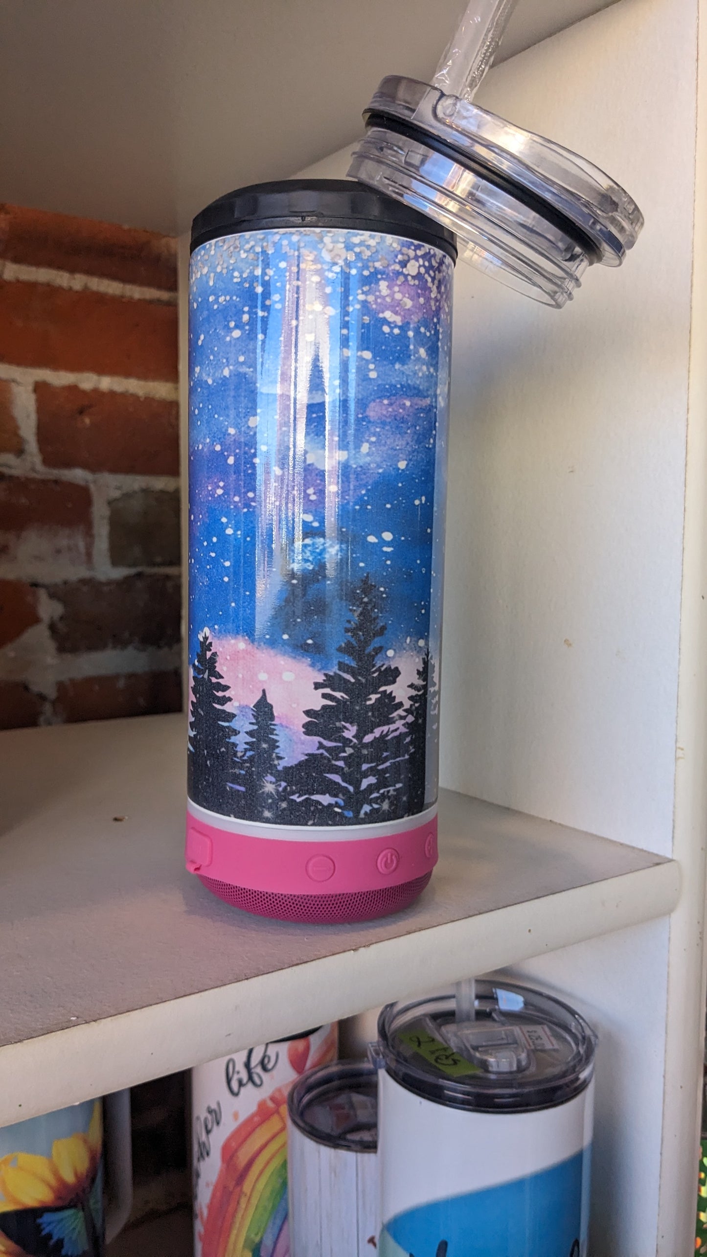 17 Oz Speaker Tumbler Cosmetic Damage Northern Lights