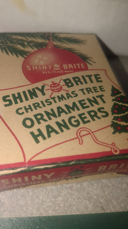 Vintage Shiny Bright Christmas tree ornament hangers.