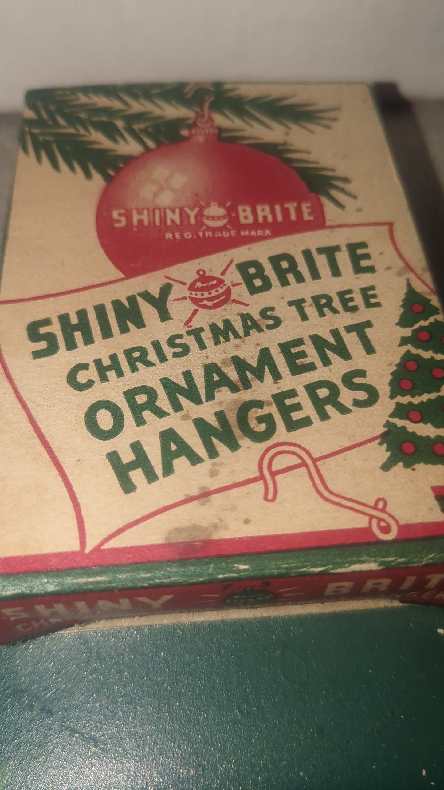 Vintage Shiny Bright Christmas tree ornament hangers.