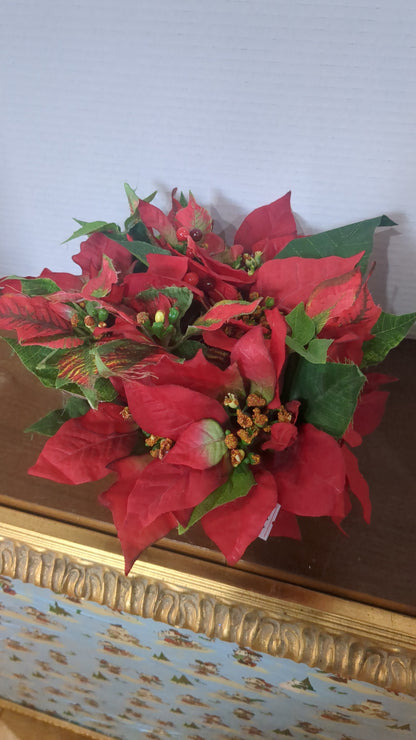 Christmas Poinsettia arrangement