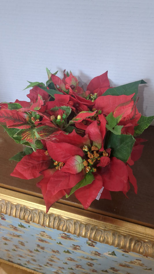 Christmas Poinsettia arrangement