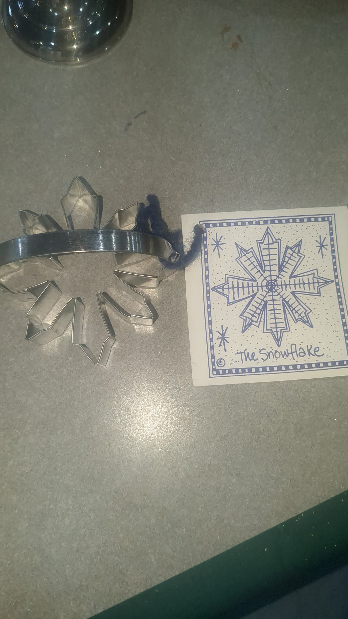 Ann Clark Snowflake Cookie cutter with recipie